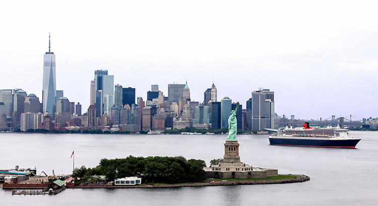 cunard queen mary 2 new york foto cunard